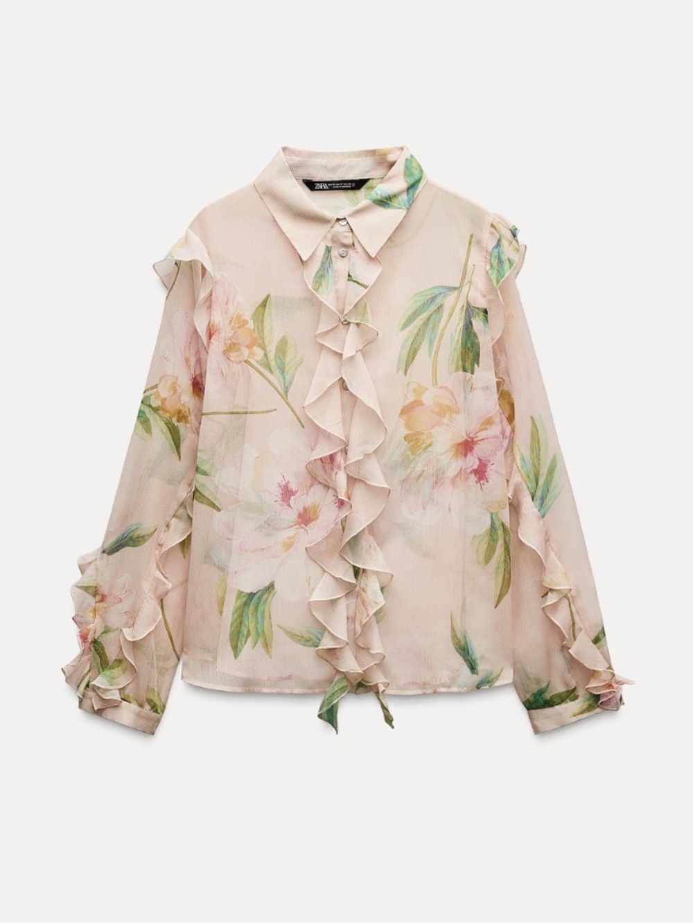 ZARA Ruffle Top NWT